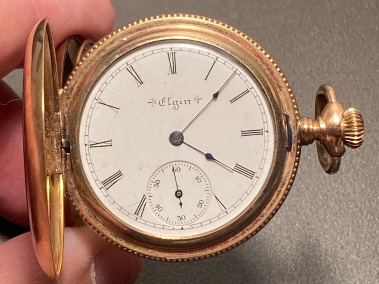 Lord Elgin Elgin Pocket Watch Roman Numerals Elgin 23 Jewel Pocket